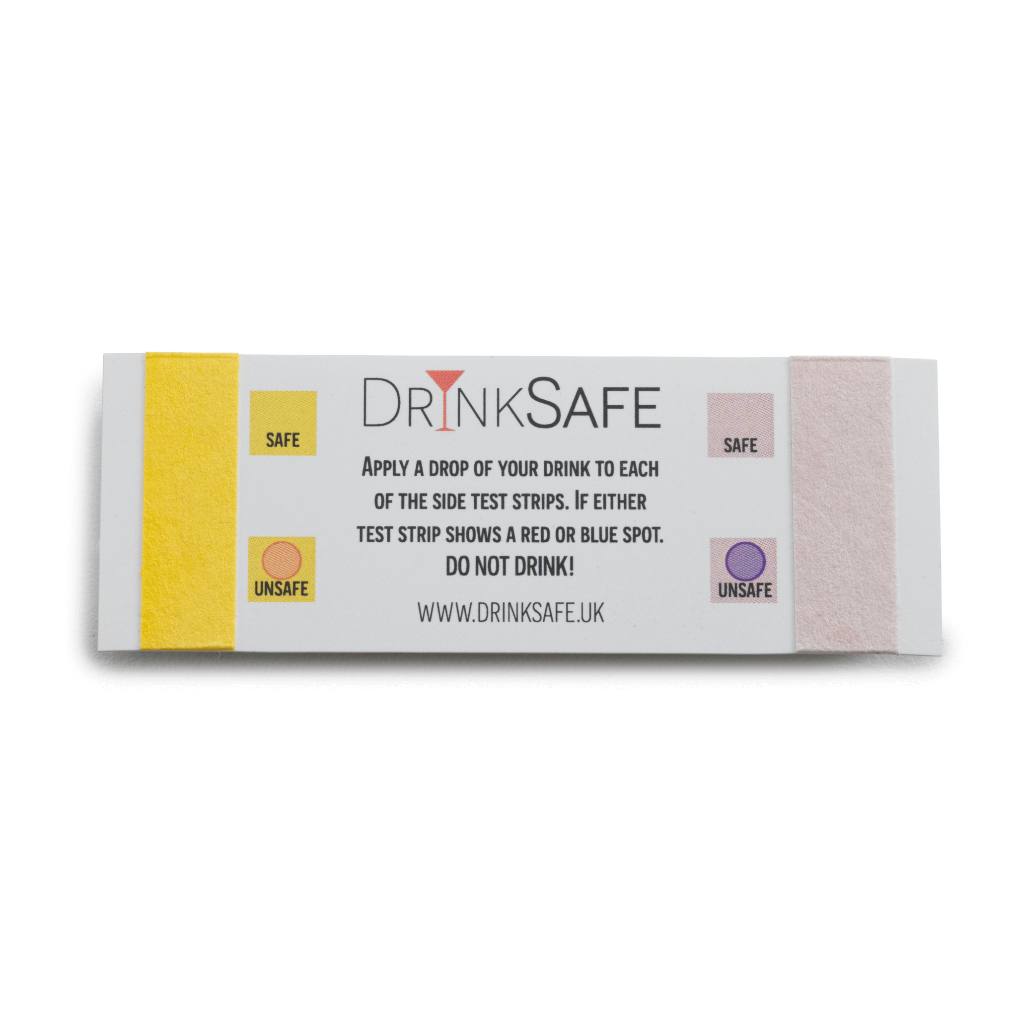 Pack of 250 DrinkSafe Test Strips - DrinkSafe