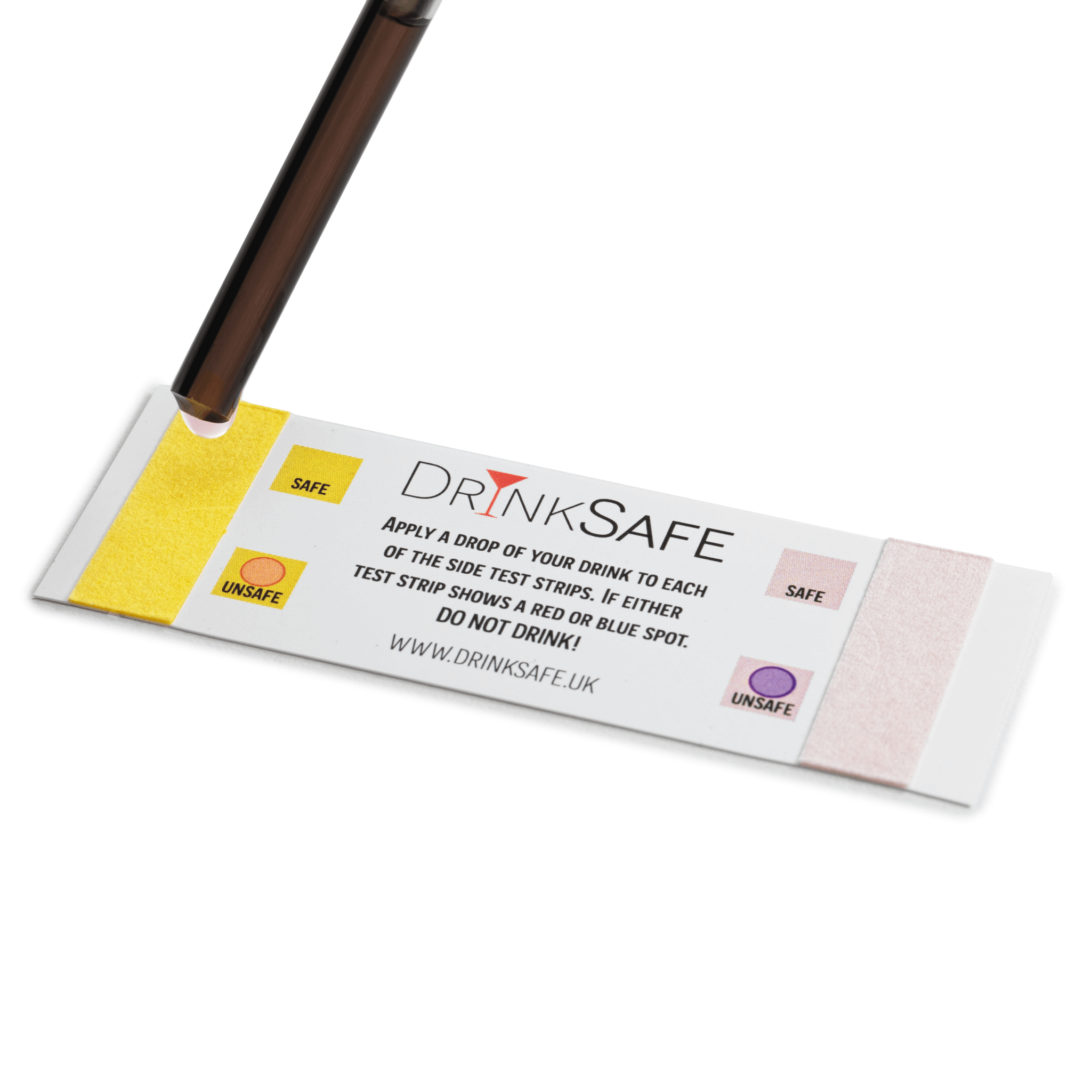 Pack of 250 DrinkSafe Test Strips - DrinkSafe